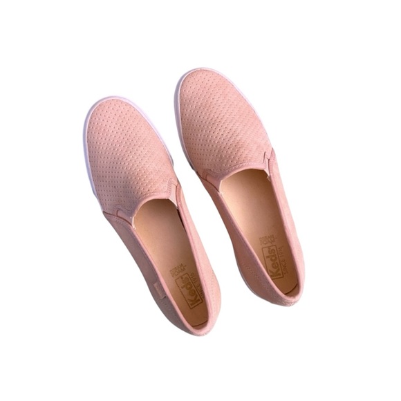 Keds Shoes - Keds Suede Pink Women’s Slip-On Double Decker Dream Foam Shoes size 9